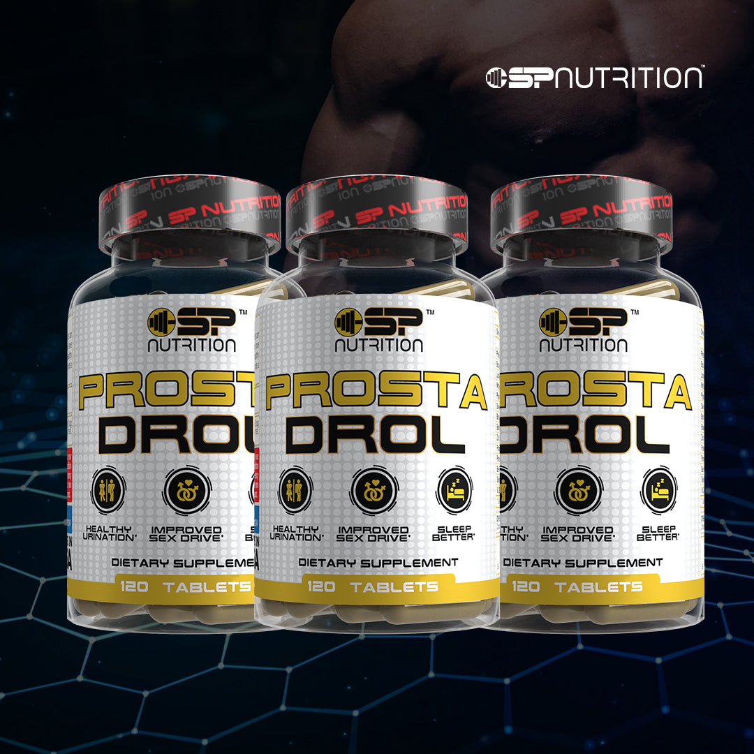 PROSTA DROL Triple Kit – Prostate Support for Men with Beta-Sitosterol (3 Bottles) – 120 Tablets Each