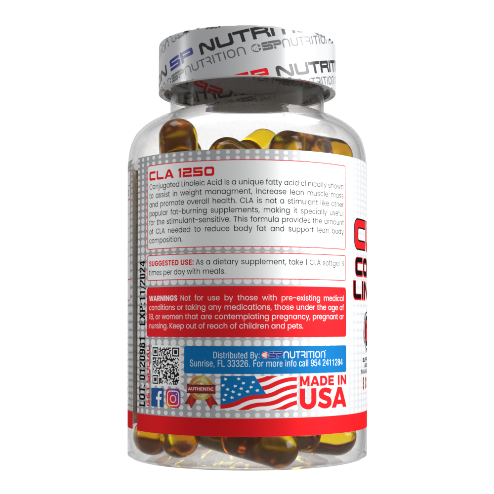 CLA 1000 - High Potency Supports Healthy Weight Management Lean Muscle Mass Non-Stimulating Conjugated Linoleic Acid 110 Softgels