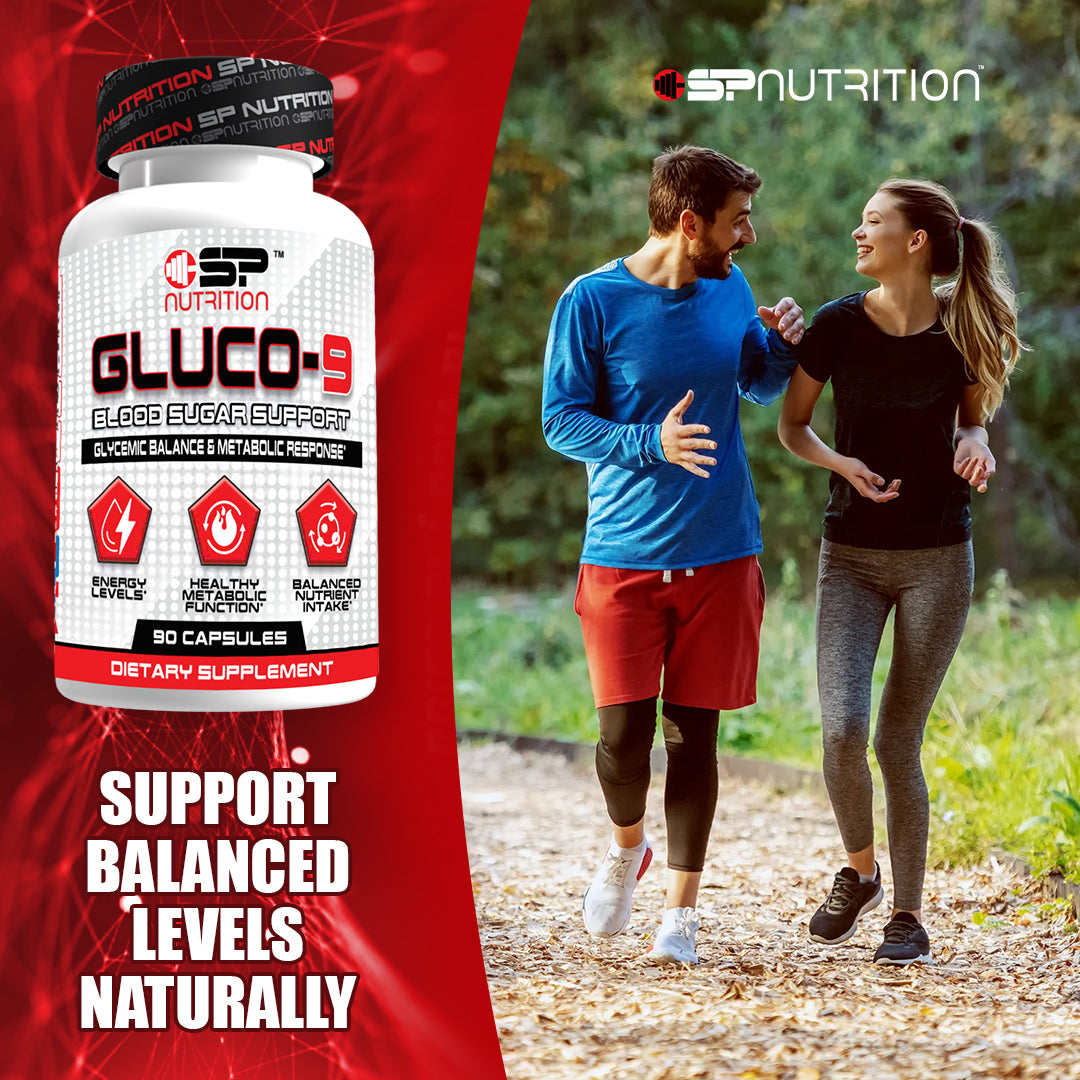 GLUCO-9 / 90 capsules, designed to help support healthy glucose absorption