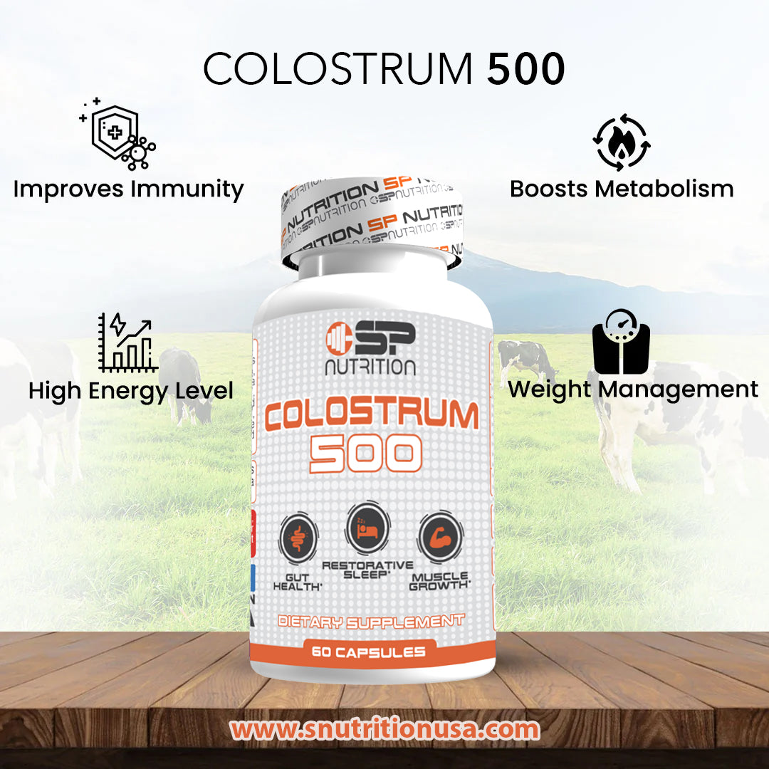 Colostrum 500MG Capsules – Immune Support, Gut Health & Natural Recovery
