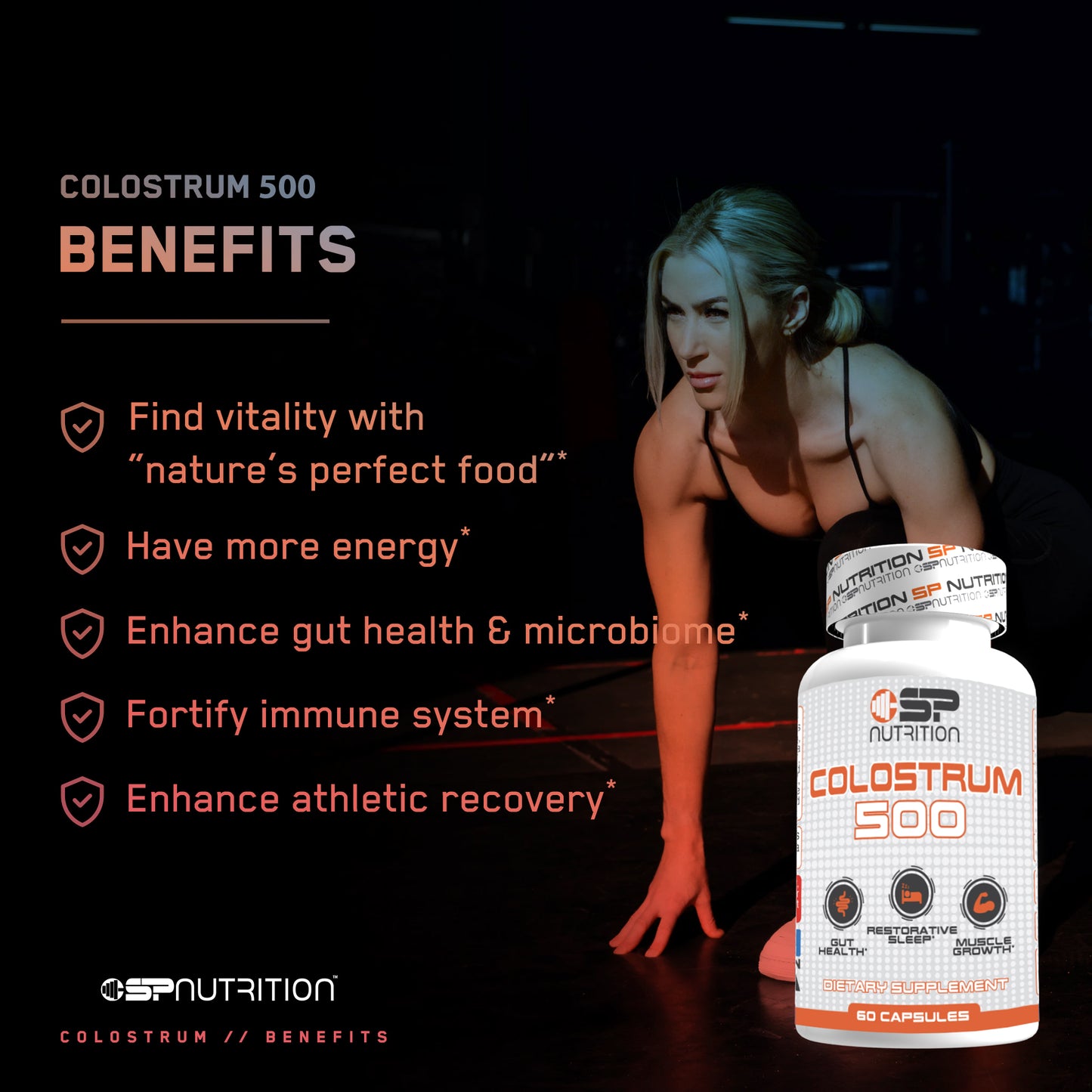 Colostrum 500MG Capsules – Immune Support, Gut Health & Natural Recovery