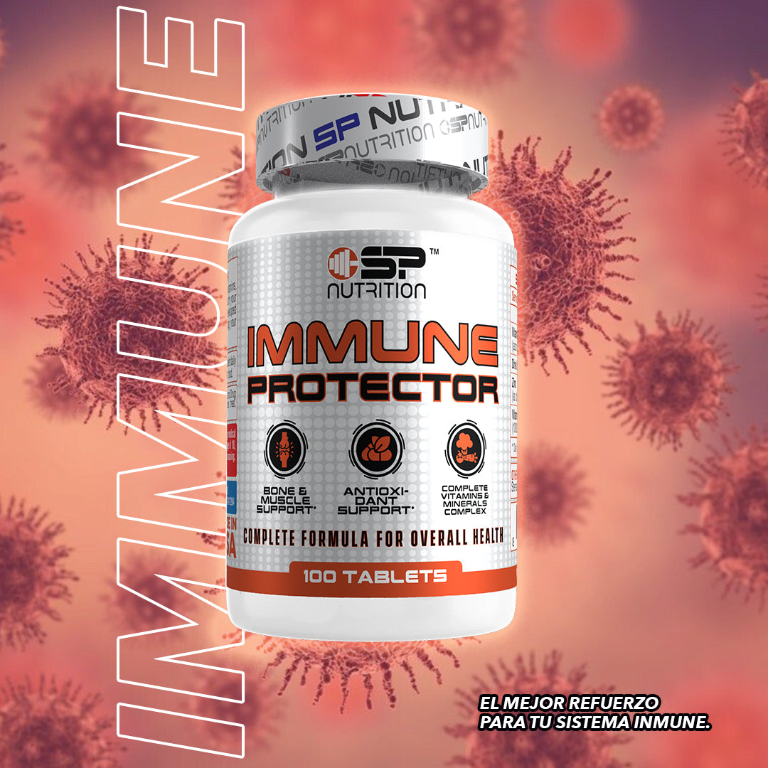 IMMUNE PROTECTOR 100 TABLETS, Immune Support with Vitamin C, Zinc, Vitamin D and Bovine Colostrom, Immunity Booster for Adults.