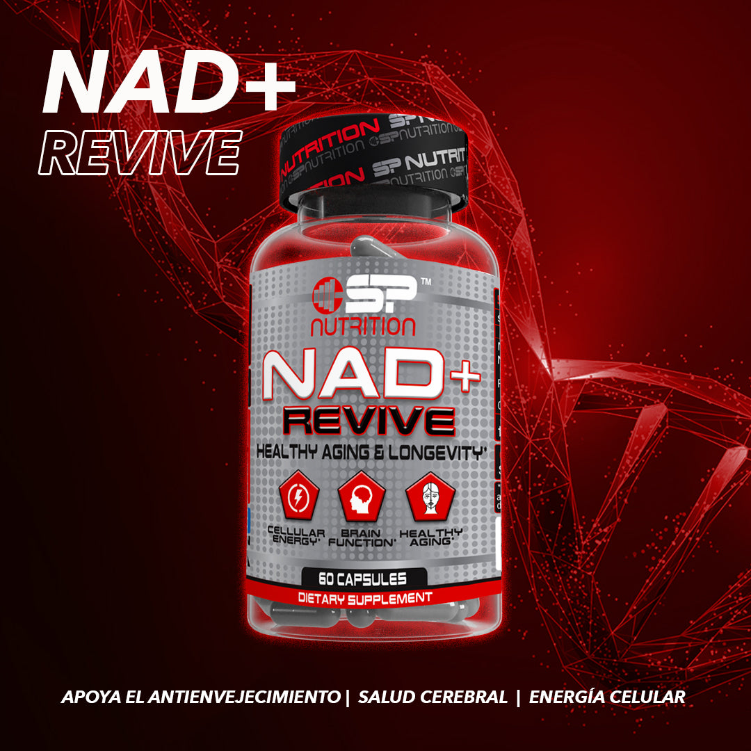 NAD+ REVIVE with Resveratrol and Glutatione, NAD+ Plus Booster Supplement - Supports Cellular Health, Endurance and Healthy Aging