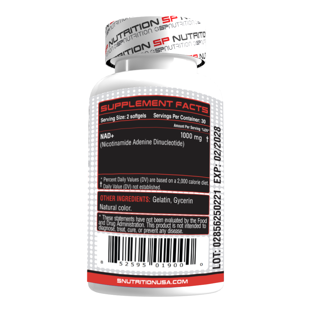 1. NAD+ 1000 mg | Cellular Energy, Brain & Healthy Aging Support | 60 Softgels | Premium NAD Supplement
