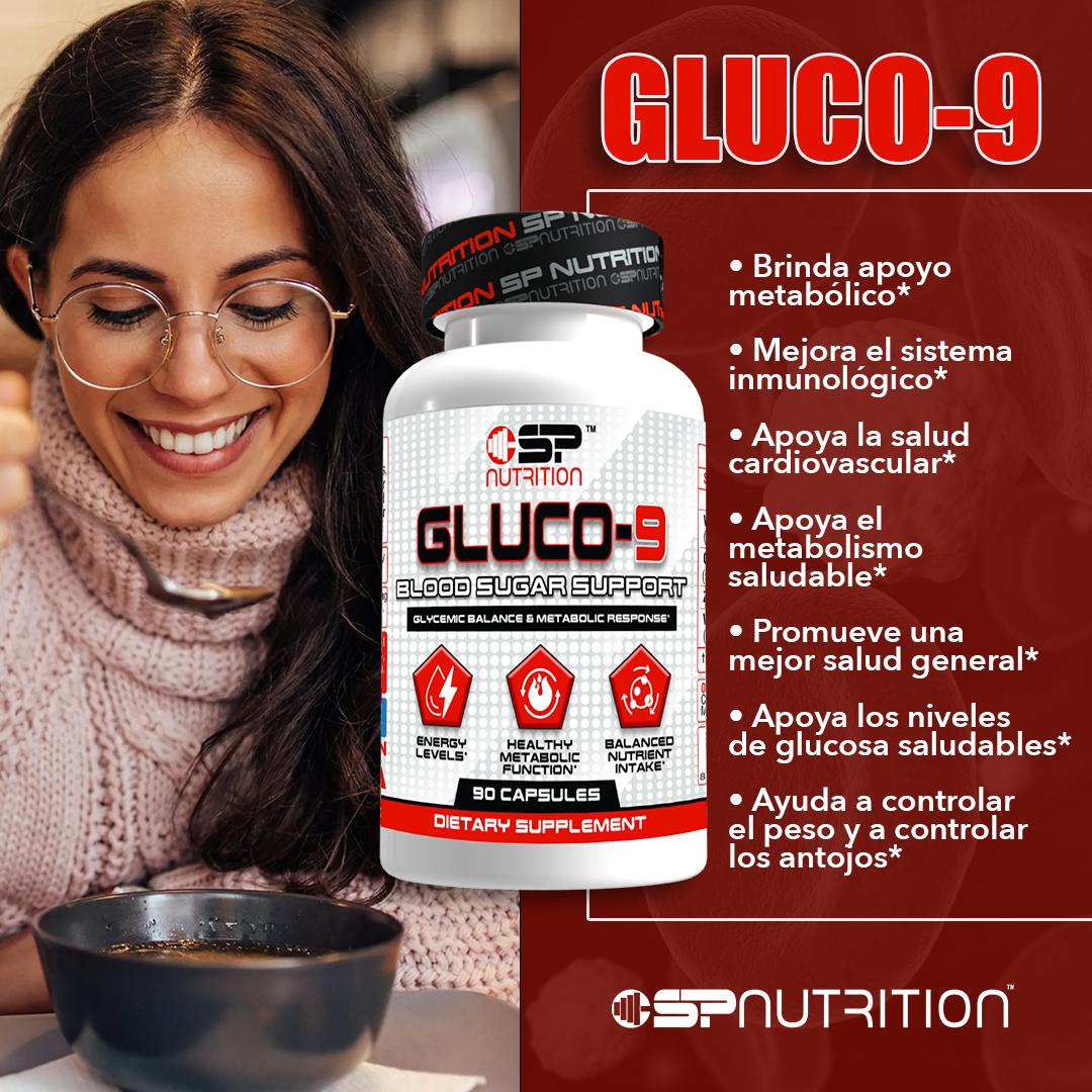 GLUCO-9 / 90 capsules, designed to help support healthy glucose absorption