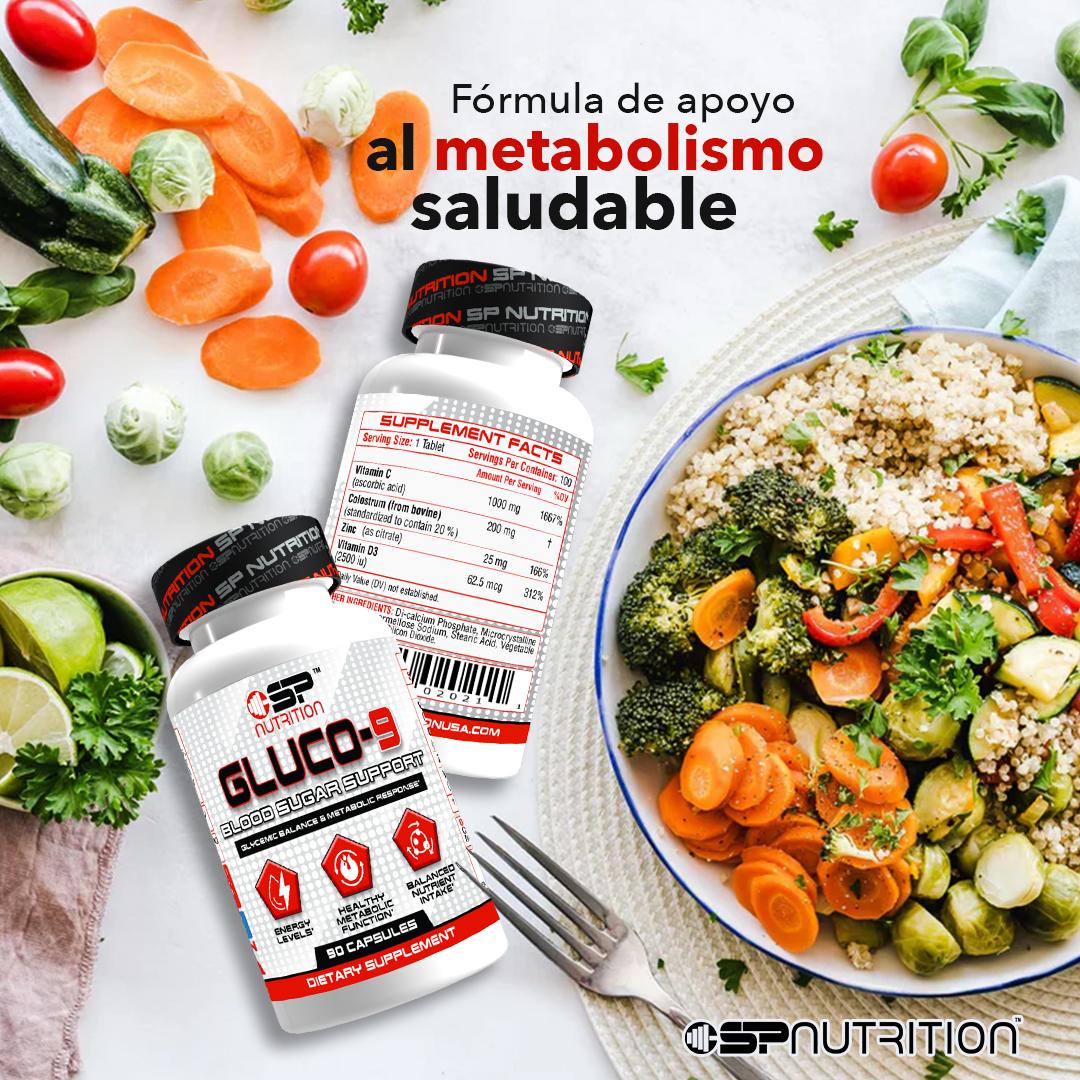 GLUCO-9 / 90 capsules, designed to help support healthy glucose absorption