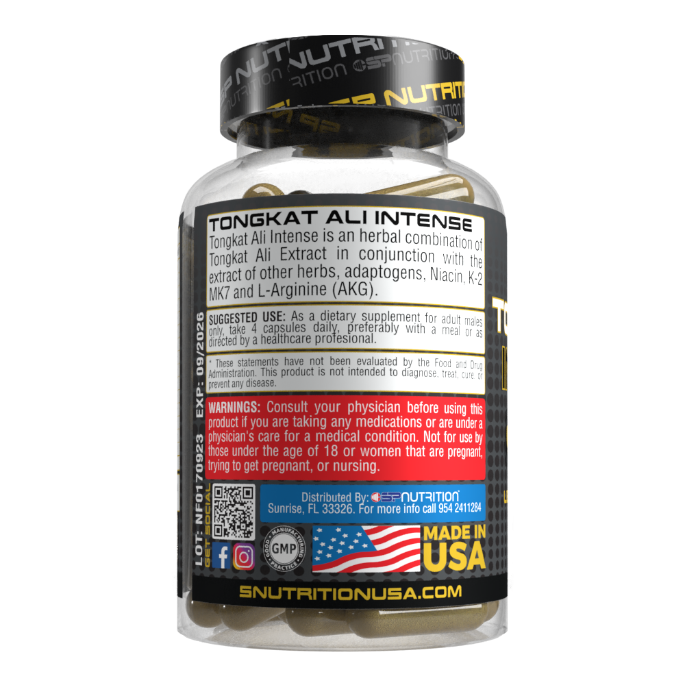 TONGKAT ALI INTENSE + TESTODROL + TRIBULUS + OMEGA 1000 FREE