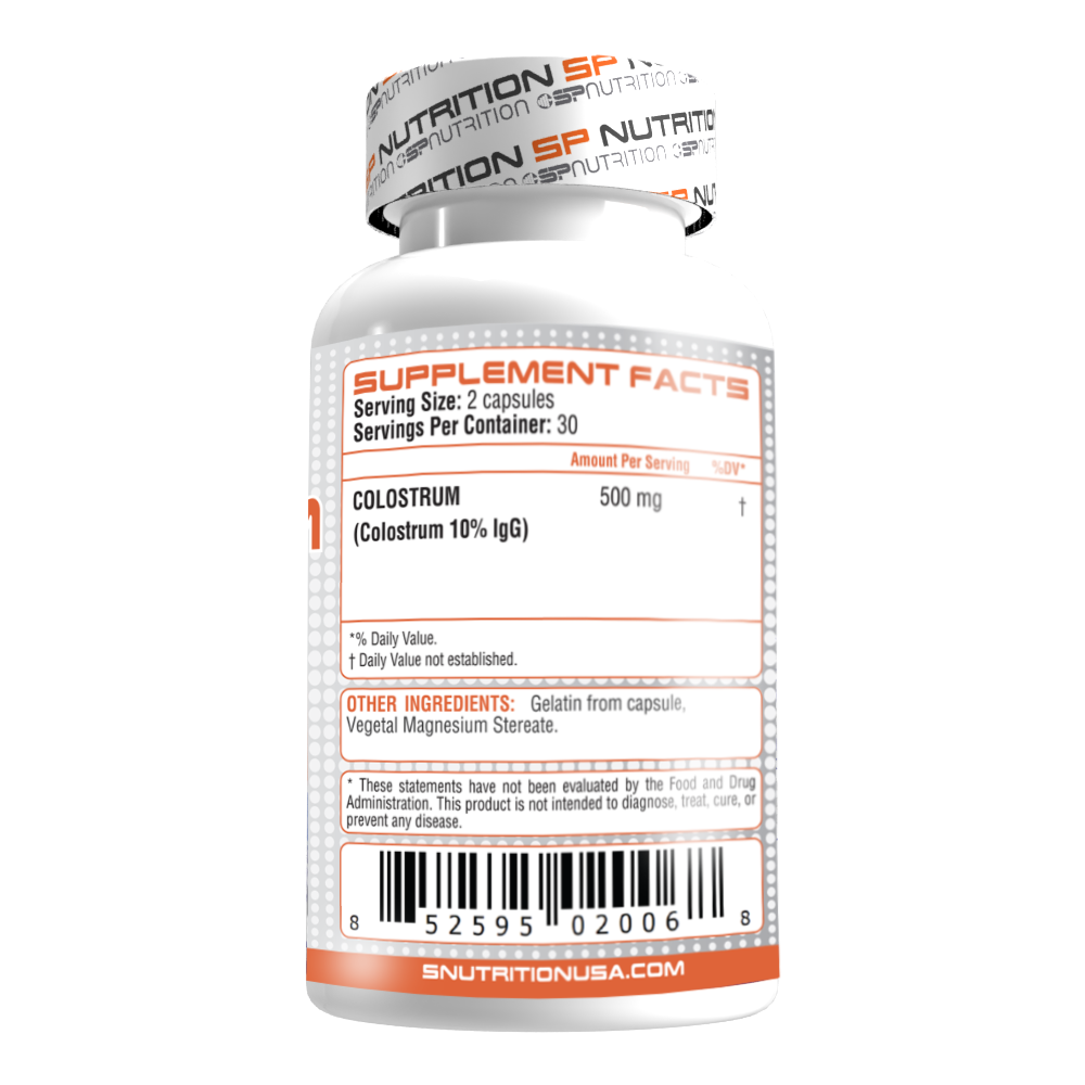 Colostrum 500MG Capsules – Immune Support, Gut Health & Natural Recovery