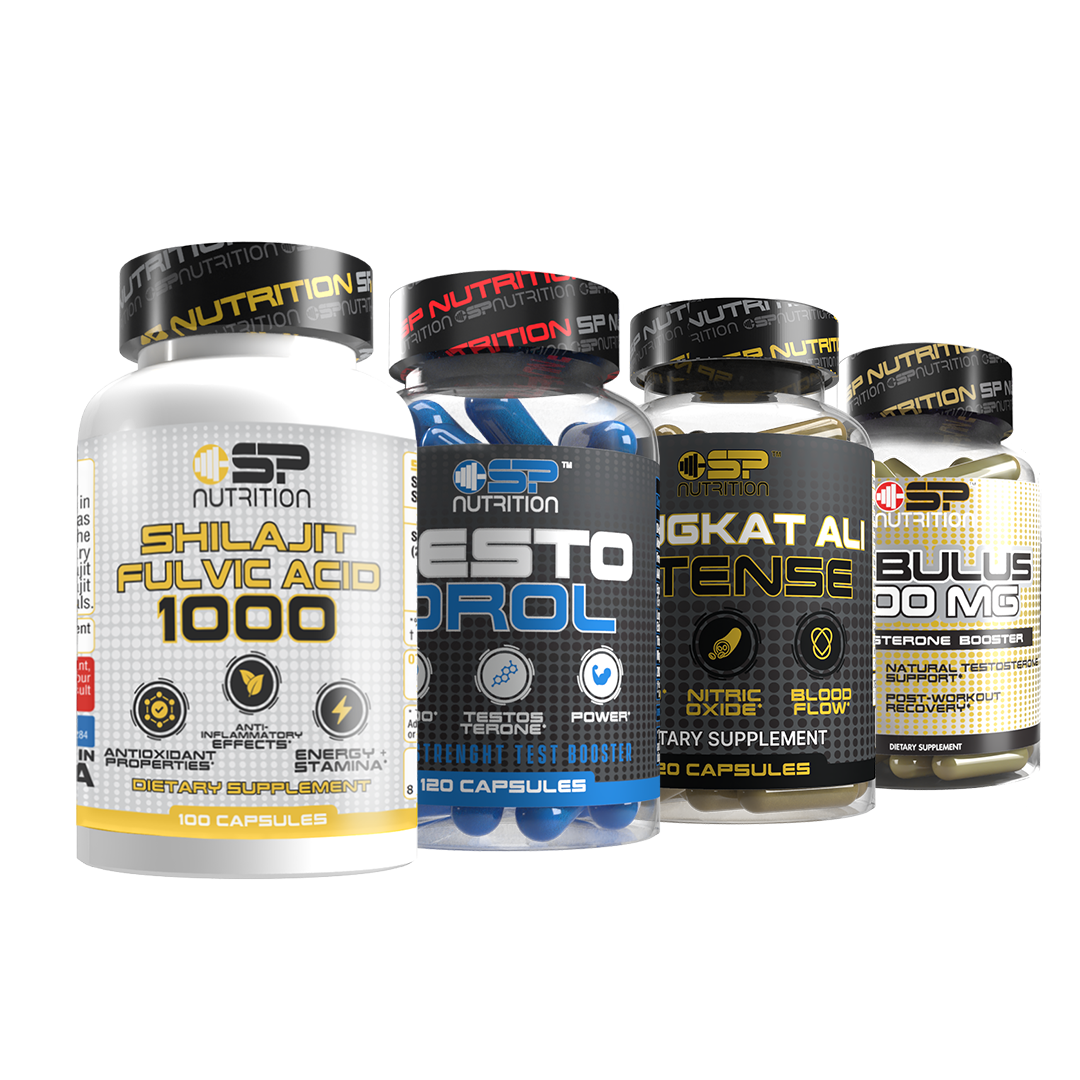 SHILAJIT FULVIC ACID 1000 + TESTODROL + TONGKAT ALI INTENSE + TRIBULUS 1000 + OMEGA 1000 FREE