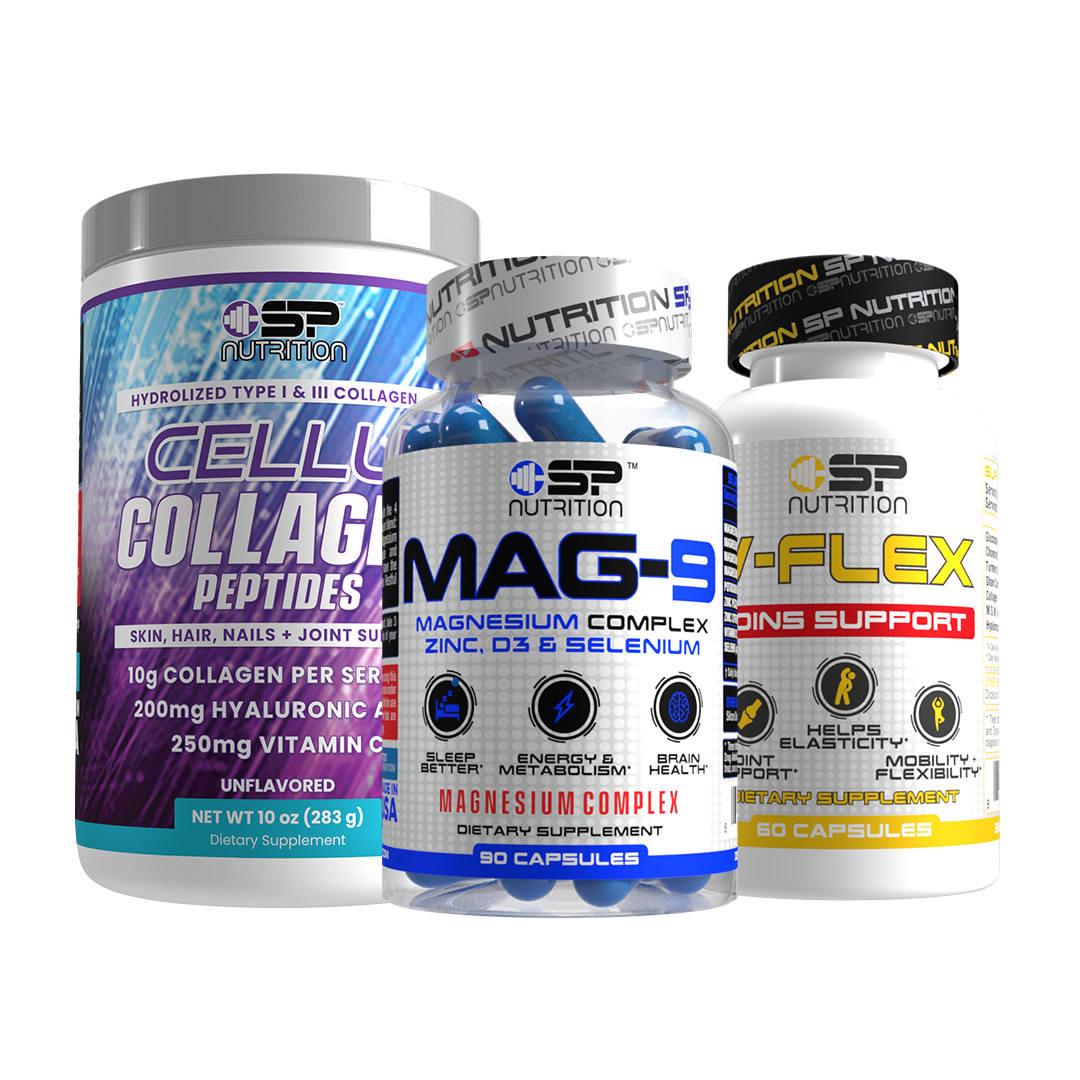 V-FLEX + CELLU COLAGEN + MAG 9 + OMEGA 1000 FREE