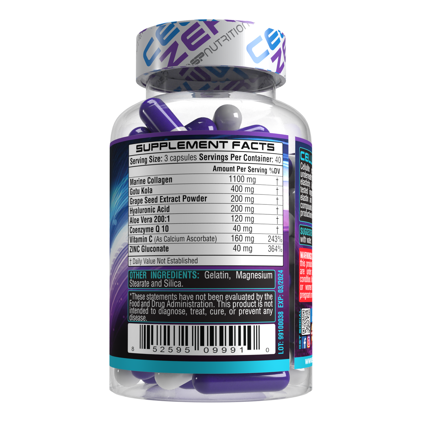 MAG-9 + CELLUZERO + CREATINE – Skin, Metabolism & Muscle Support System