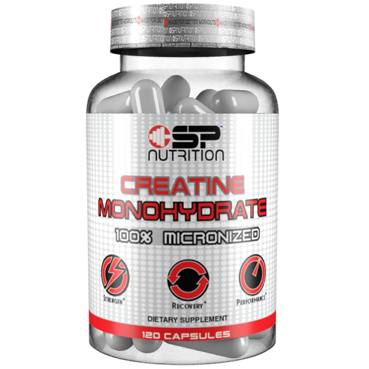CREATINE MONOHYDRATE 100 Capsules, 1200 mg Per Serving, Pure Creatine Micronized - Pre Workout