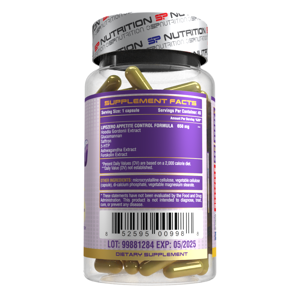 Lipozero Apettite Control + Lipozero Red 90 Capsules