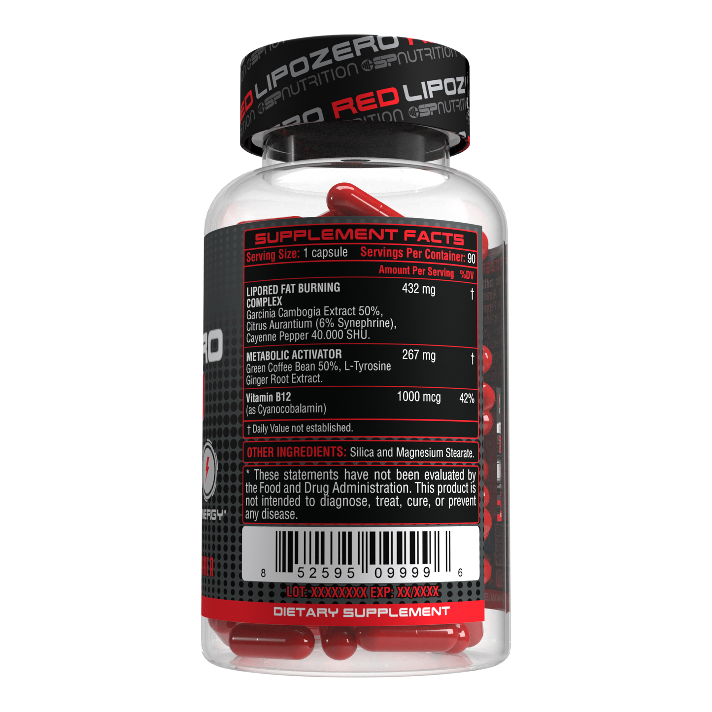 Appetite Control + Lipozero Red – Appetite Support, Metabolism & Weight Management System (90 Capsules)