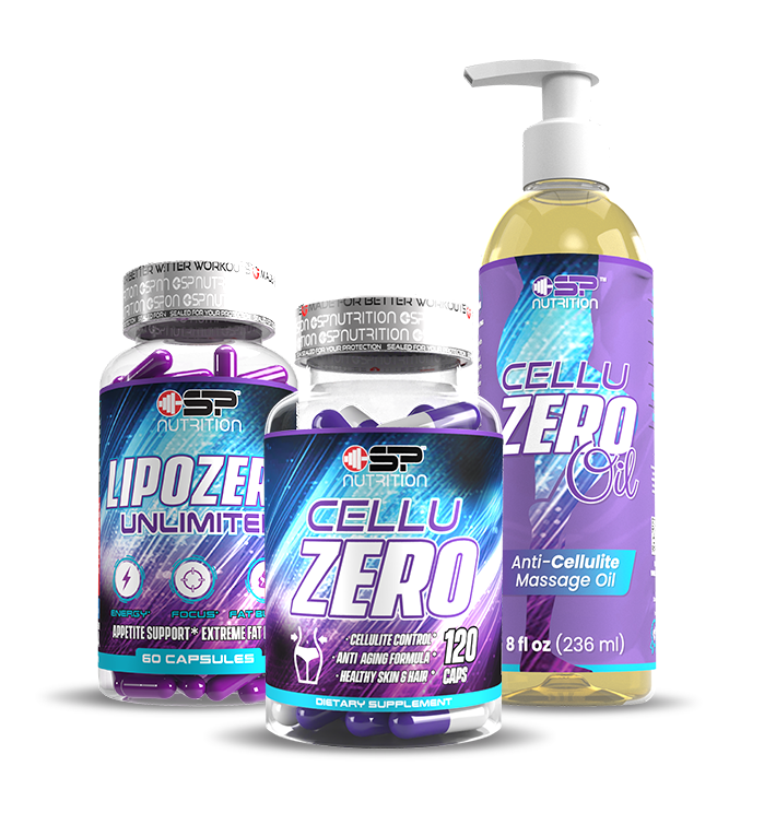 CELLUZERO + CELLUZERO OIL + LIPOZERO UNLIMITED + OMEGA 1000 FREE – Complete Body Sculpting, Fat Metabolism & Skin Firming System