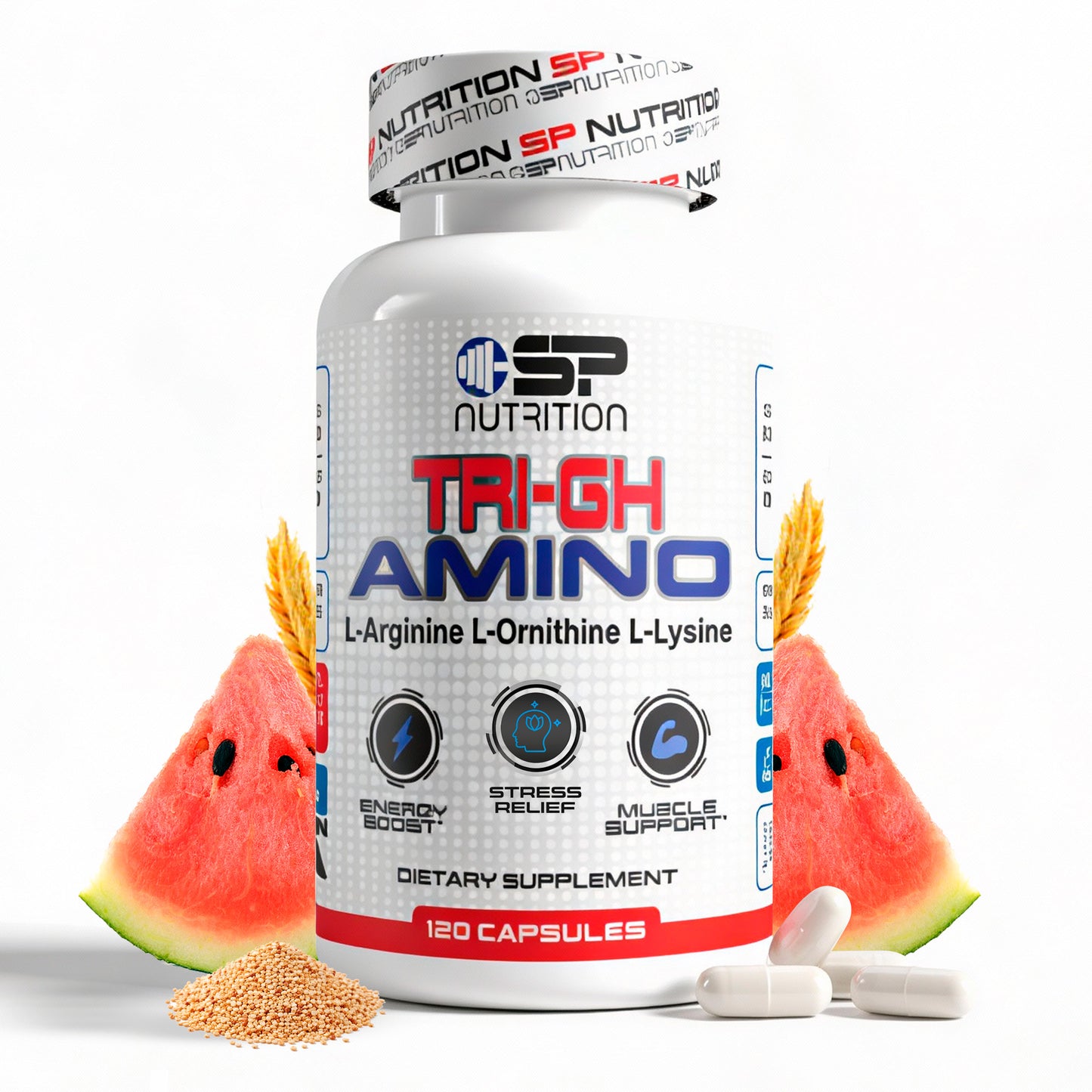 TRI-GH AMINO 120 Capsules – Advanced Growth & Vitality Support Formula