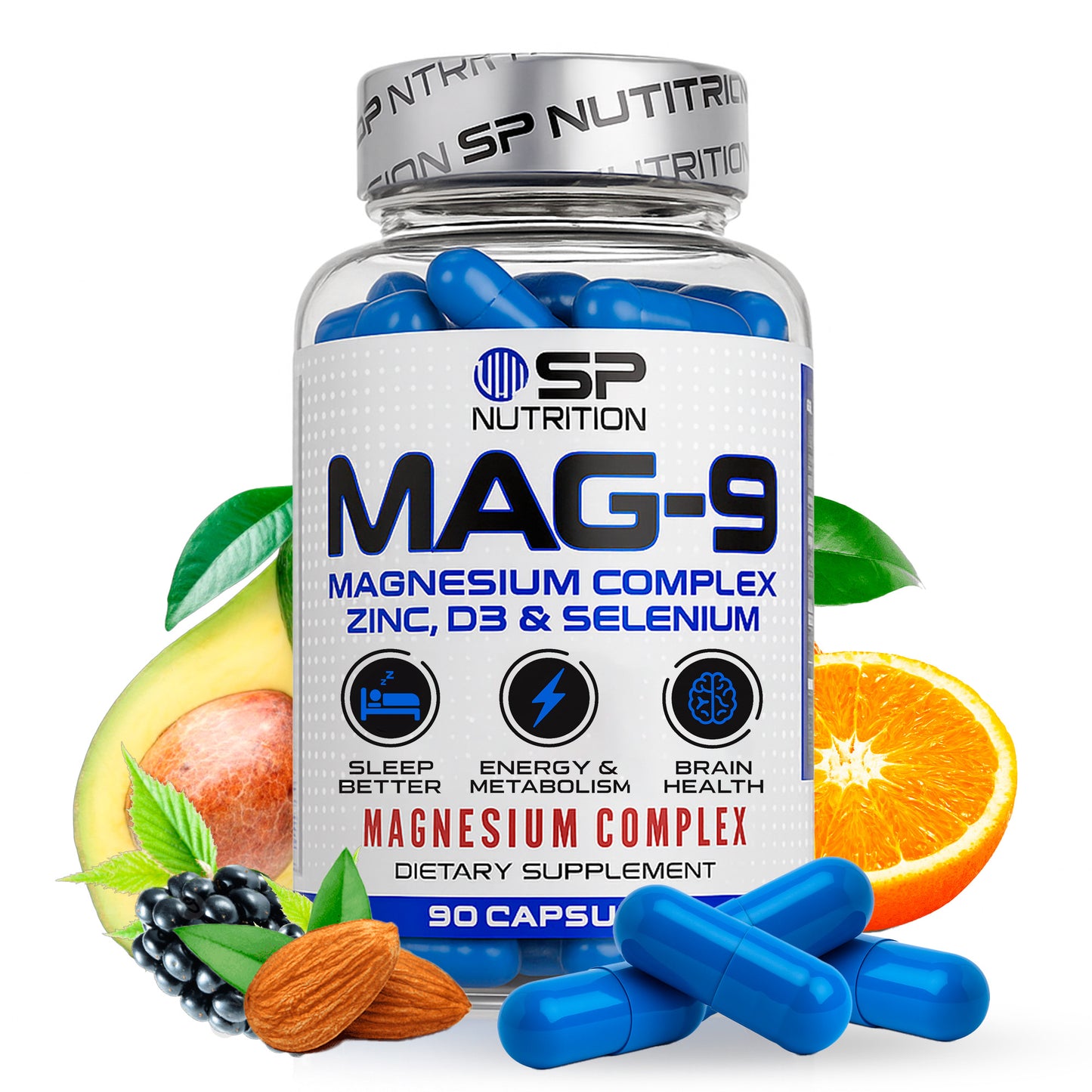 MAG-9 Triple Kit – Advanced Magnesium Complex (3 Bottles) – Muscle Relaxation, Sleep & Energy Support