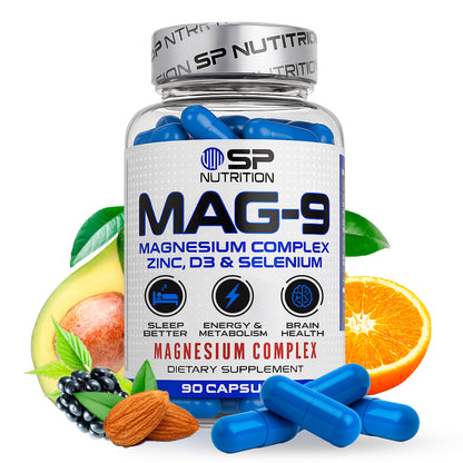 MAG-9 Triple Kit – Advanced Magnesium Complex (3 Bottles) – Muscle Relaxation, Sleep & Energy Support