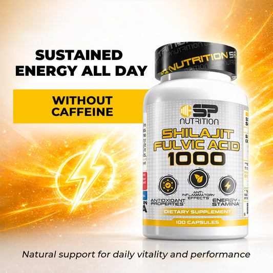 Shilajit Fulvic Acid 1000 – Absorption Enhancer & Trace Minerals for Energy, Performance & Immune Support (100 Capsules)
