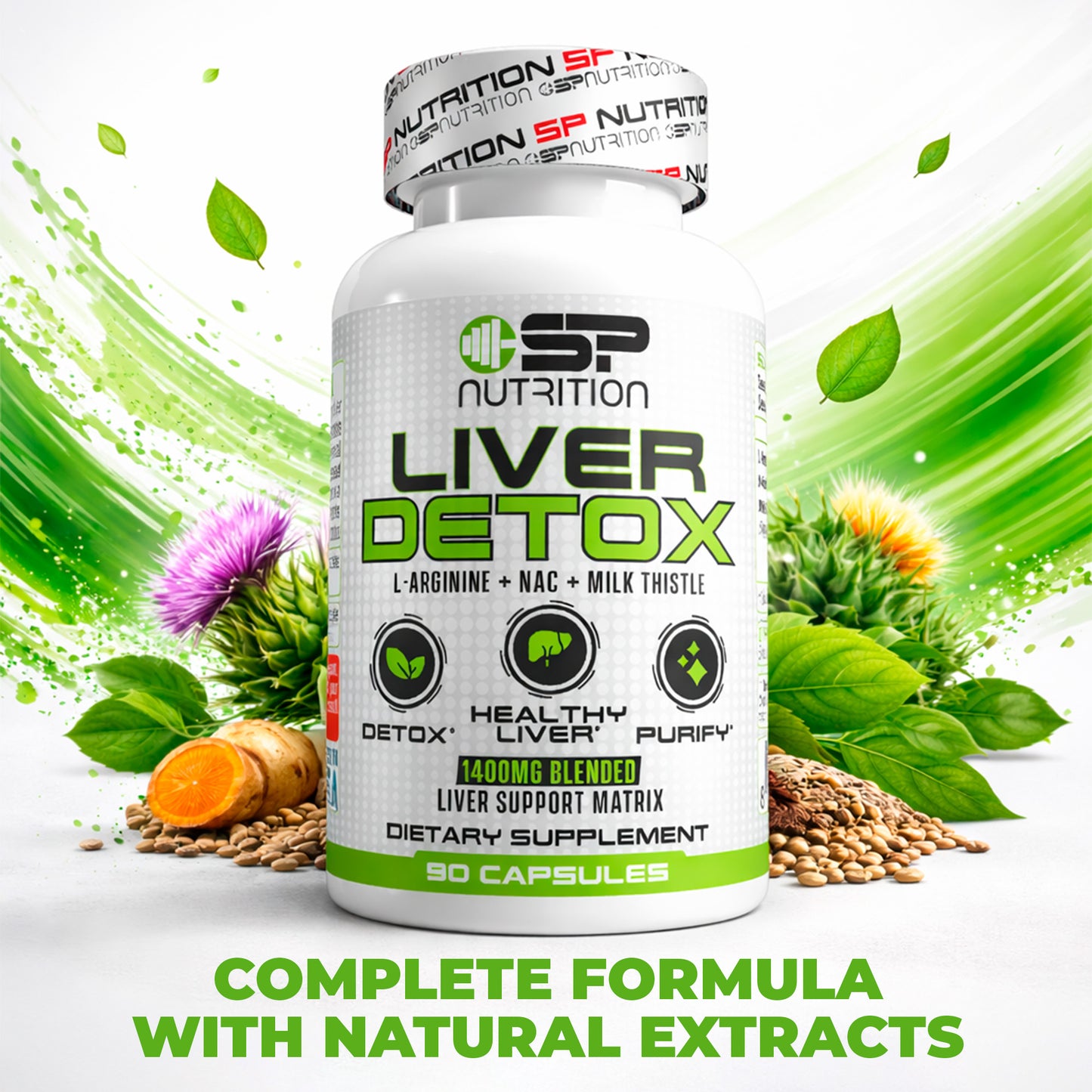 Liver Detox – Advanced Herbal & Antioxidant Liver Support, 90 Capsules