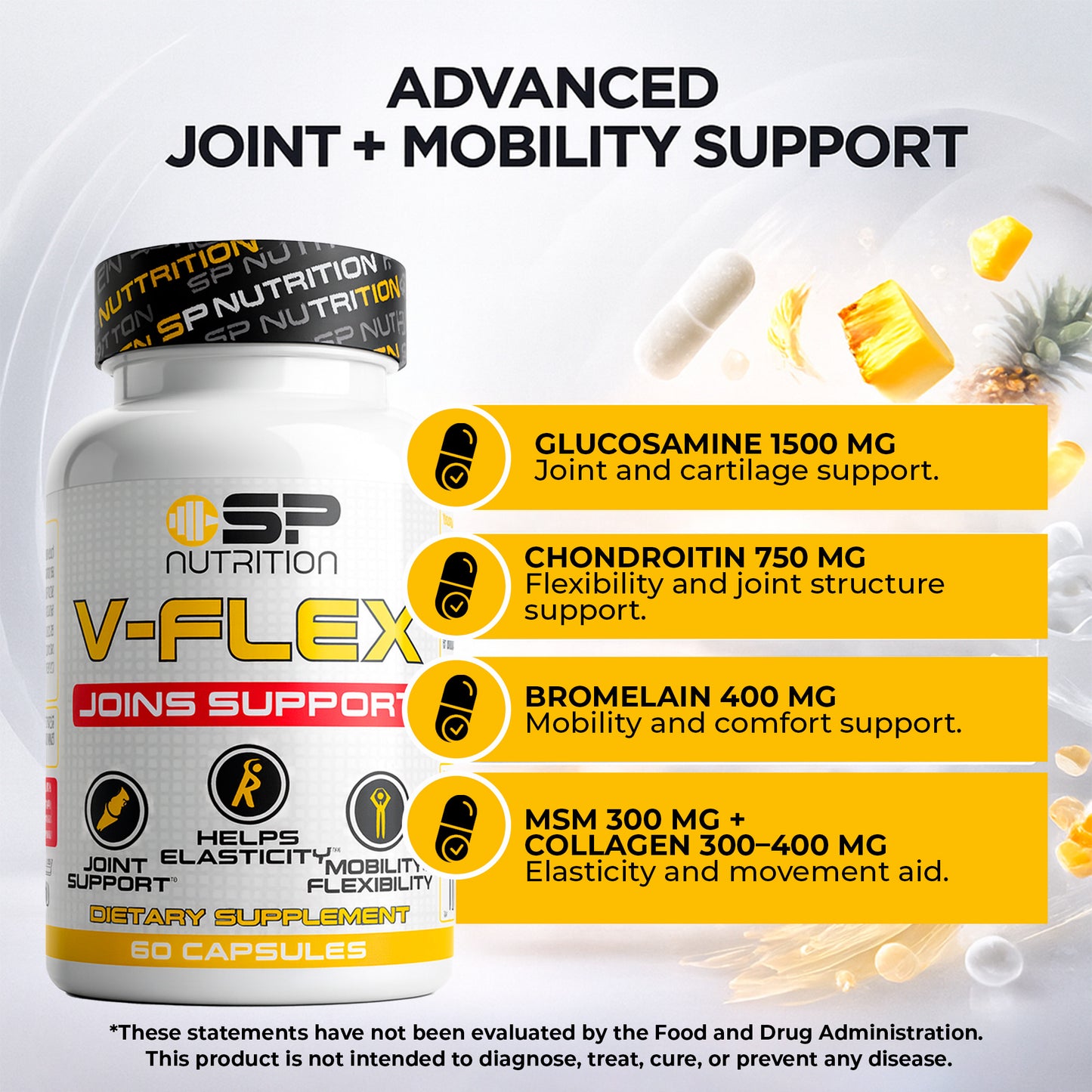 V-FLEX 120 CAPSULES – Advanced Mobility & Joint Support Formula