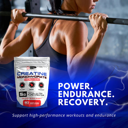 Creatine Monohydrate – 300 g | Micronized Creatine Powder for Strength, Power & Athletic Performance