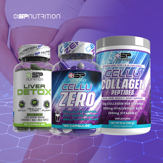 CELLUZERO + CELLU COLLAGEN + LIVER DETOX KIT + OMEGA 1000 FREE