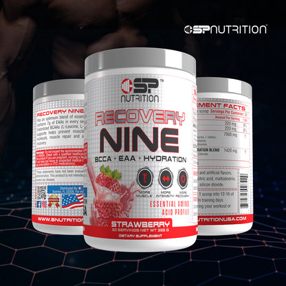 RECOVERY NINE – BCAA + EAA + Hydration Recovery Formula, 30 Servings (360 g)