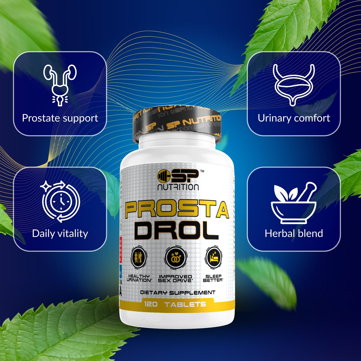 ProstaDrol 120 Tablets – Advanced Prostate & Urinary Flow Support