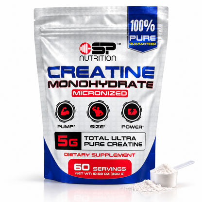 Creatine Monohydrate – 300 g | Micronized Creatine Powder for Strength, Power & Athletic Performance