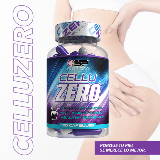 CELLUZERO 120 CAPSULES, Anti-Cellulite Formula Improves Skin for Better Appearance