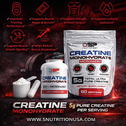 Creatine Monohydrate – 300 g | Micronized Creatine Powder for Strength, Power & Athletic Performance