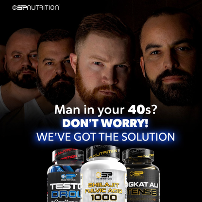 Shilajit Fulvic Acid 1000 + TestoDrol + Tongkat Ali Intense + OMEGA 1000 FREE – Male Vitality, Energy & Performance System