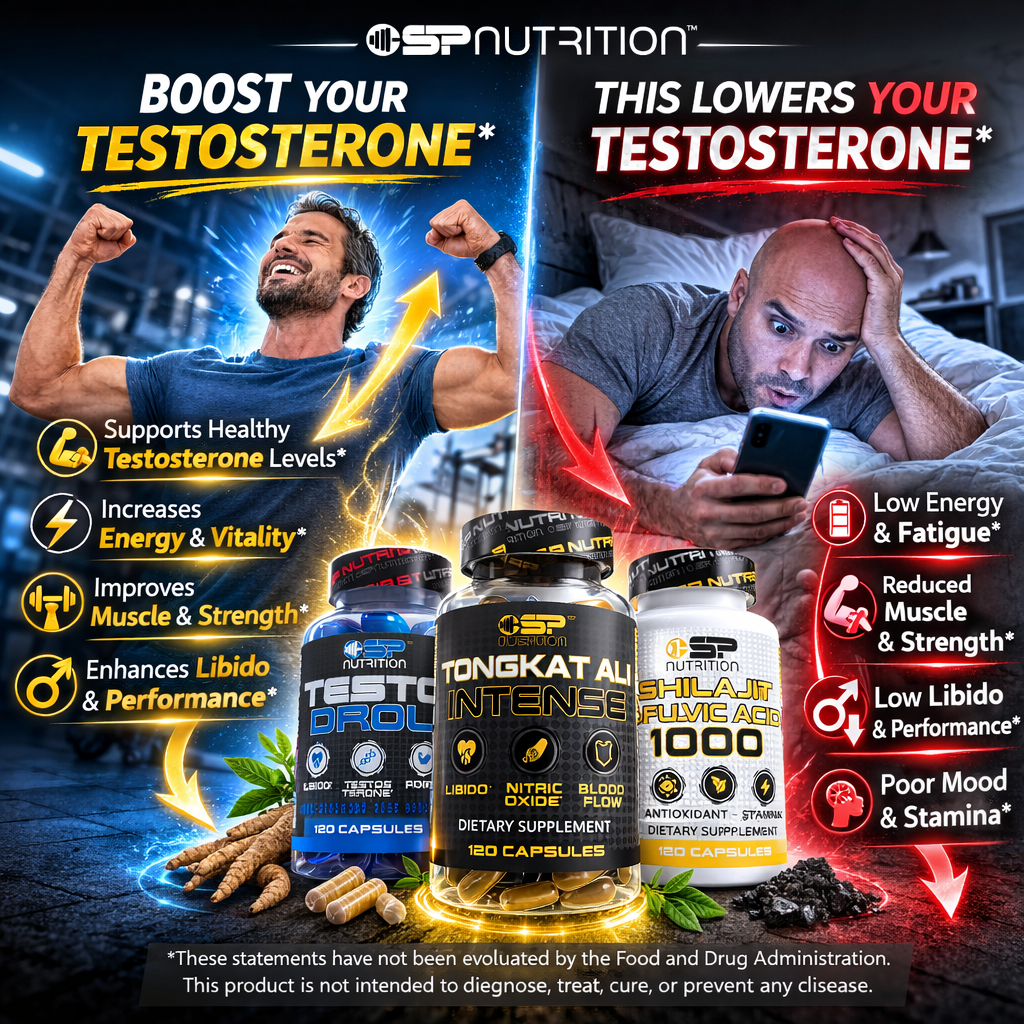 Shilajit Fulvic Acid 1000 + TestoDrol + Tongkat Ali Intense + OMEGA 1000 FREE – Male Vitality, Energy & Performance System