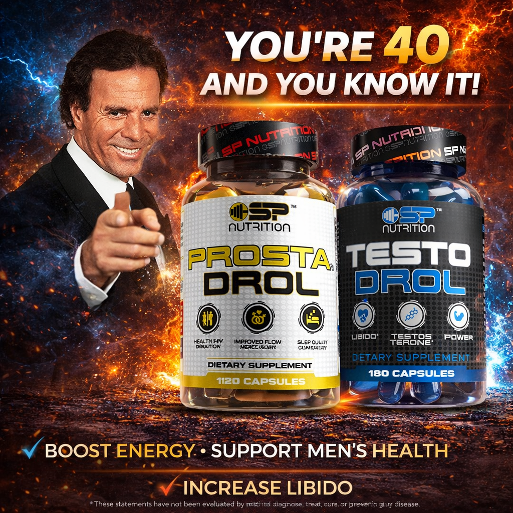 ProstaDrol + TestoDrol – Male Vitality & Prostate Support Duo