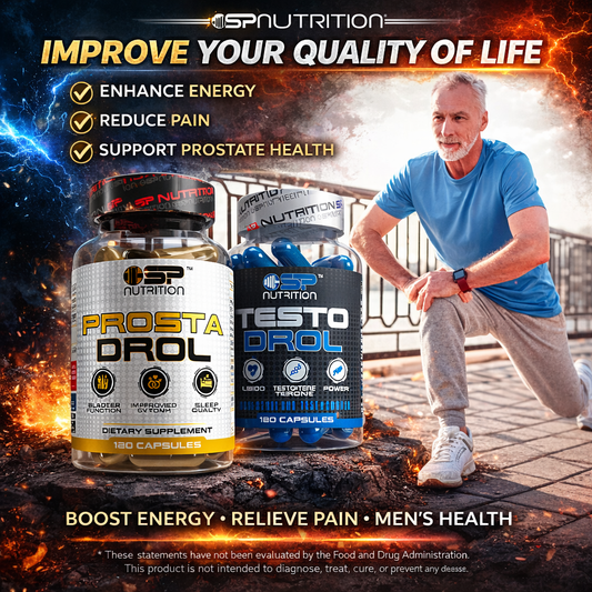 ProstaDrol + TestoDrol – Male Vitality & Prostate Support Duo