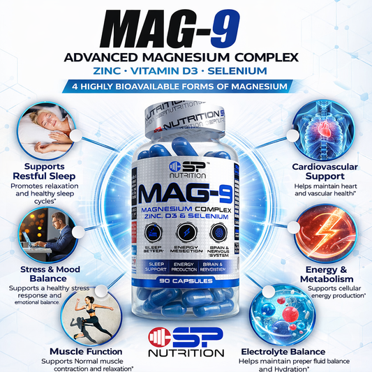 MAG-9 – Advanced Magnesium Complex for Muscle Relaxation, Sleep, Energy & Nervous System Support