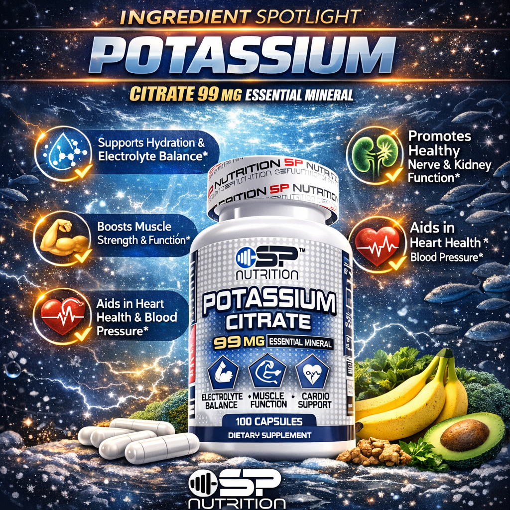 Potassium Citrate 275mg Capsules – Supports Urinary & Heart Health, Prevents Kidney Stones, Easy Daily Supplement