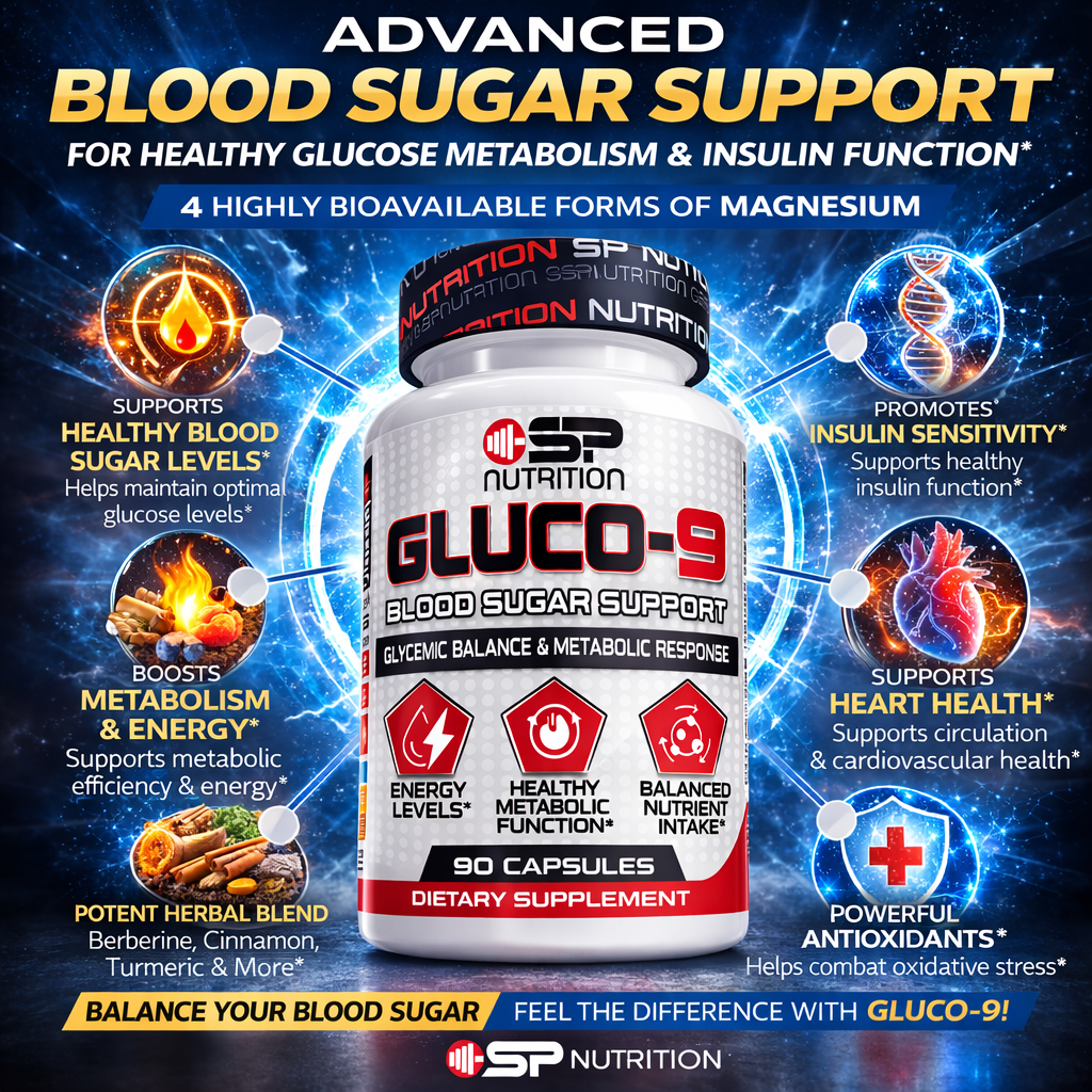 Gluco-9 – Advanced Metabolic & Blood Sugar Support Formula