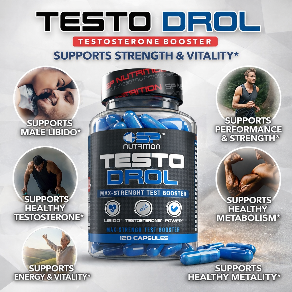 Testodrol 120 cps – Maximum Strength Testosterone Support & Performance Formula