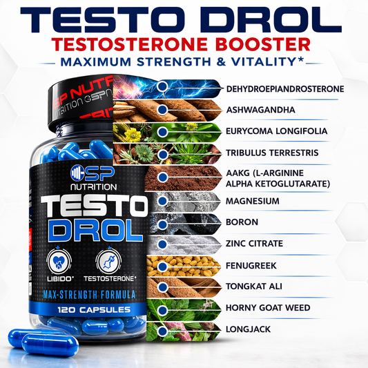 Testodrol 120 cps – Maximum Strength Testosterone Support & Performance Formula