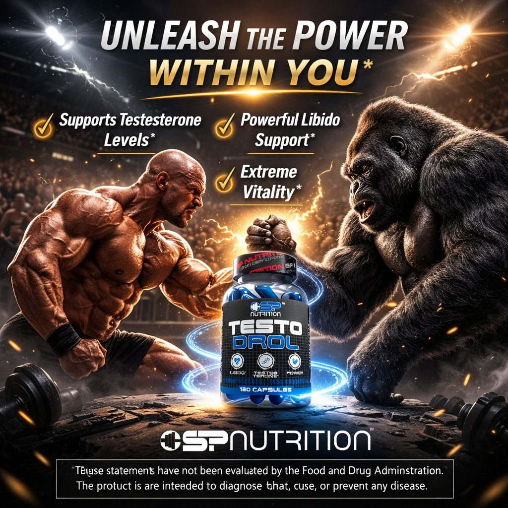 Testodrol 120 cps – Maximum Strength Testosterone Support & Performance Formula