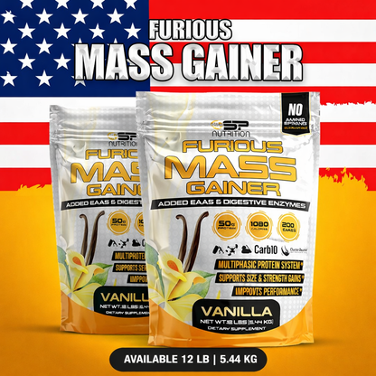 FURIOUS MASS GAINER 12 LBSFURIOUS MASS GAINER – High-Calorie Anabolic Weight & Muscle Support