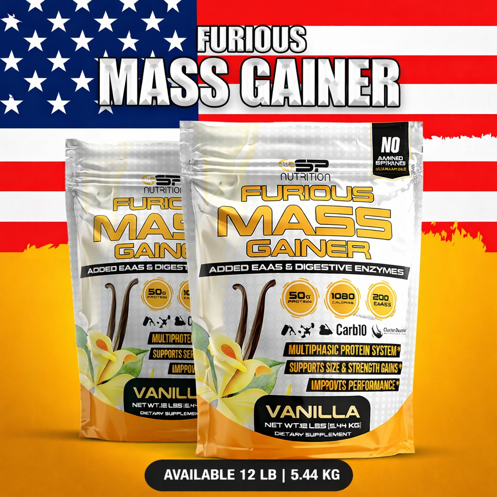 FURIOUS MASS GAINER 3 LBS – High-Calorie Anabolic Weight & Muscle Support