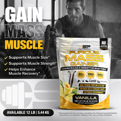 FURIOUS MASS GAINER 12 LBSFURIOUS MASS GAINER – High-Calorie Anabolic Weight & Muscle Support