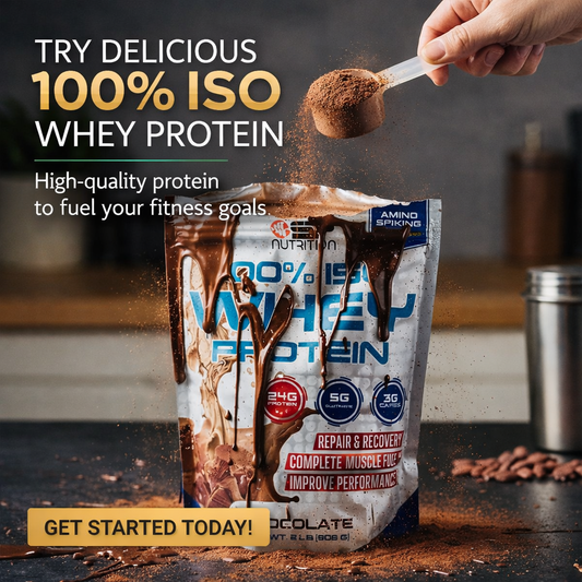 100% ISO Whey Protein – 2 LBS Hydrolyzed Whey Isolate | 25g Protein, 5.5g BCAAs, Fast Absorbing & Easy Digesting