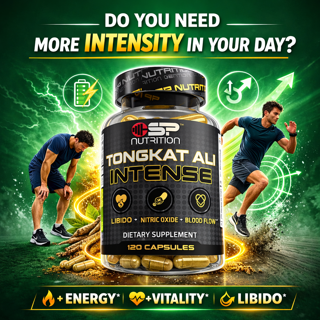 TONGKAT ALI INTENSE for Men (Longjack) Eurycoma Longifolia, 120 Capsules - Men's Health Support 15-in-1