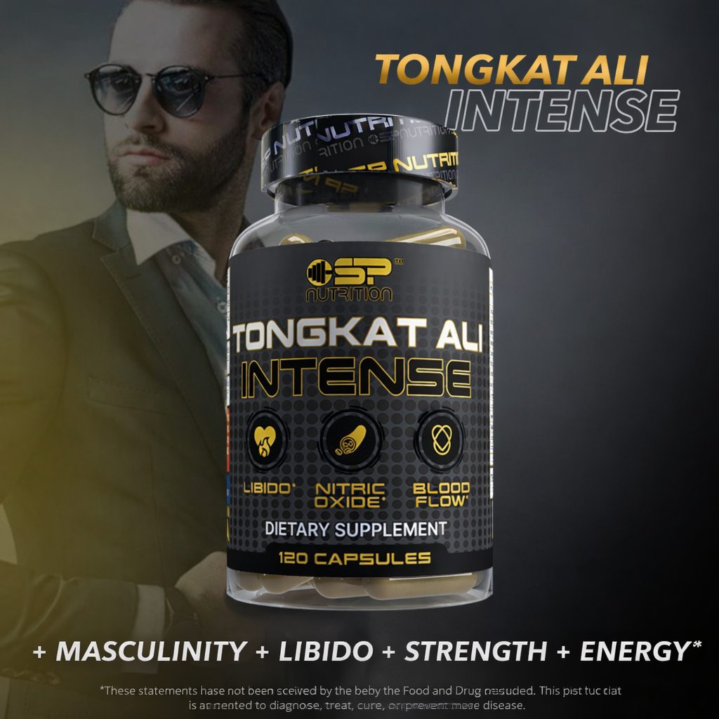 TONGKAT ALI INTENSE for Men (Longjack) Eurycoma Longifolia, 120 Capsules - Men's Health Support 15-in-1