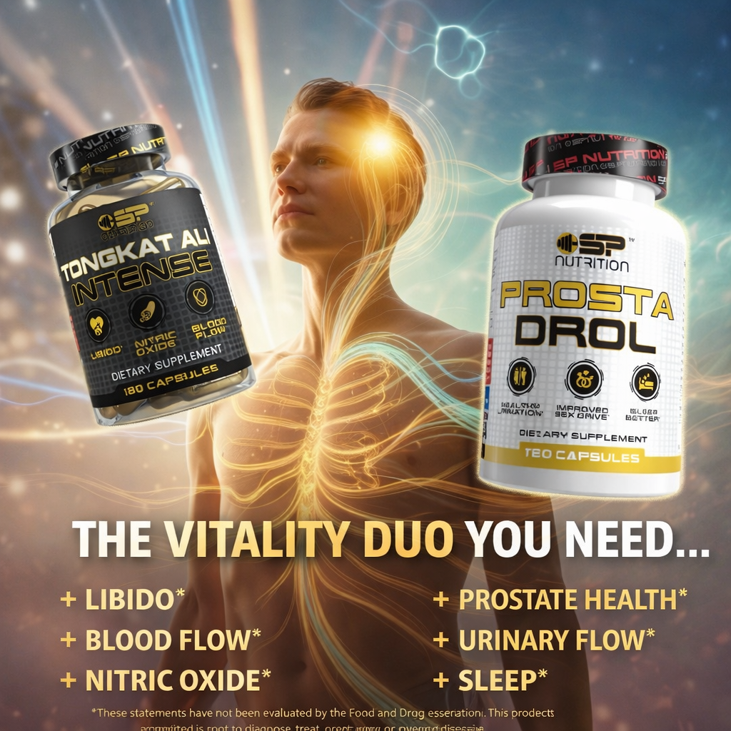 Tongkat Ali Intense + ProstaDrol – Male Vitality & Prostate Wellness System