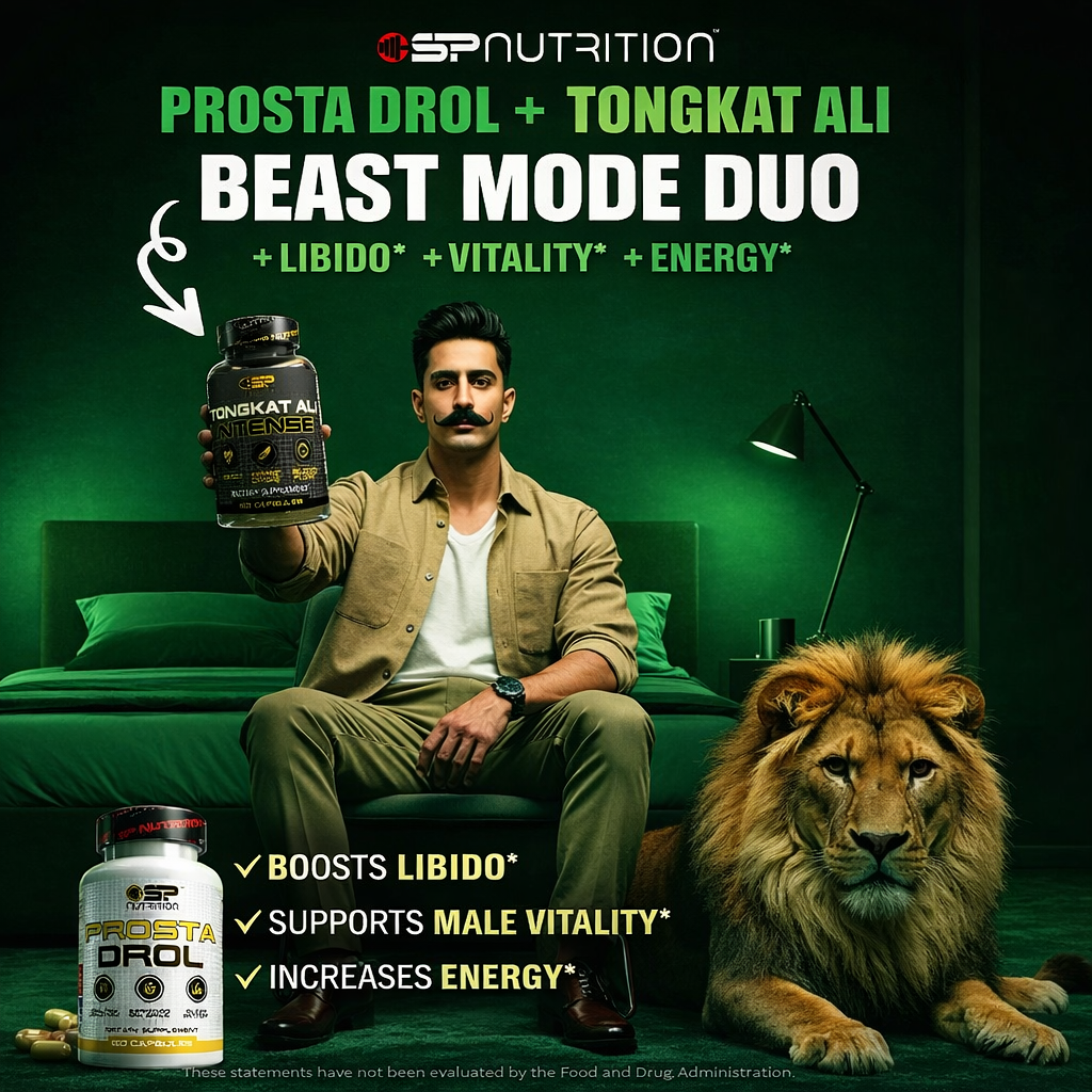 Tongkat Ali Intense + ProstaDrol – Male Vitality & Prostate Wellness System